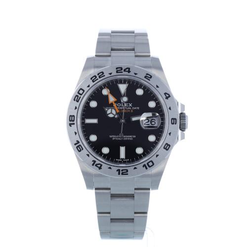 Gents Rolex Explorer II 216570 Stainless Steel case with Black dial
