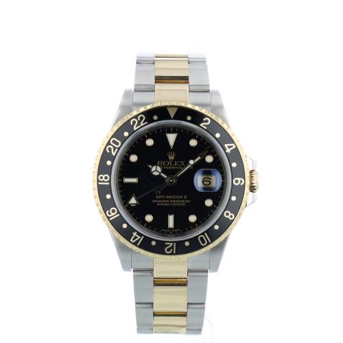 Gents Rolex GMT Master II 16713 Stainless Steel case with Black dial Gents Rolex GMT Master II 16713 Stainless Steel case with Black dial