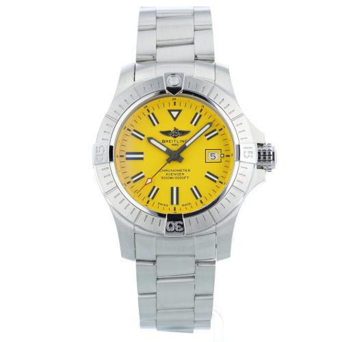 Gents Breitling Sea Wolf A17319 Stainless Steel case with Yellow dial Gents Breitling Sea Wolf A17319 Stainless Steel case with Yellow dial