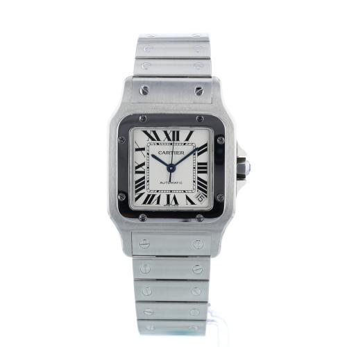 Gents Cartier Santos Galbee XL 2823 Steel case with Silver dial