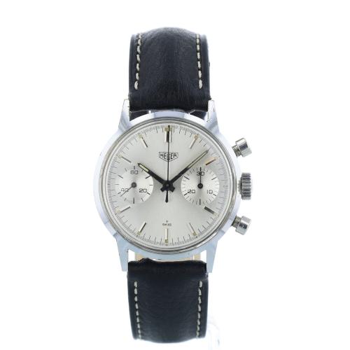Gents Heuer Steel case with Silver dial Gents Heuer Steel case with Silver dial