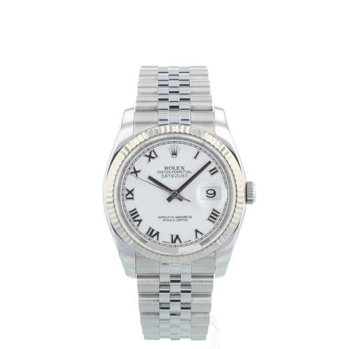 Gents Rolex Datejust 36 116234 Steel case with White dial Gents Rolex Datejust 36 116234 Steel case with White dial