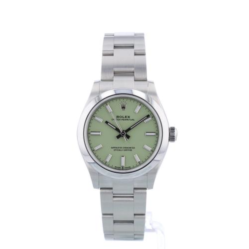 Ladies Rolex Oyster Perpetual 31 277200 Stainless Steel case with Pistachio dial Ladies Rolex Oyster Perpetual 31 277200 Stainless Steel case with Pistachio dial
