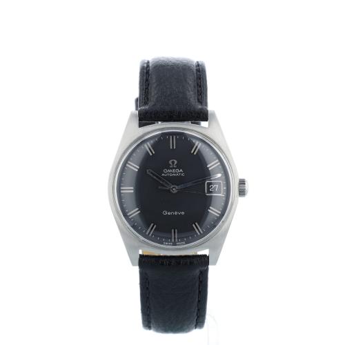 Gents Omega Geneve  Steel case with Black dial