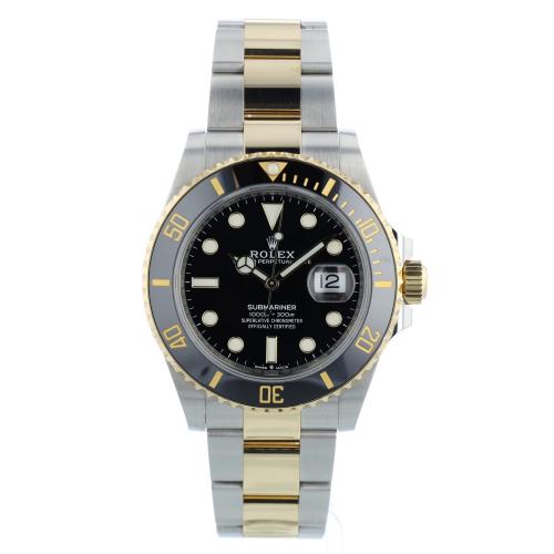 Gents Rolex Submariner Date 126613LN 18ct Yellow Gold   Stainless Steel case with Black dial