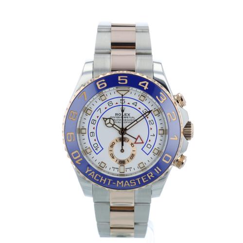 Gents Rolex Yacht-Master II 116681 18ct Rose Gold Stainless Steel case with White dial Gents Rolex Yacht-Master II 116681 18ct Rose Gold Stainless Steel case with White dial