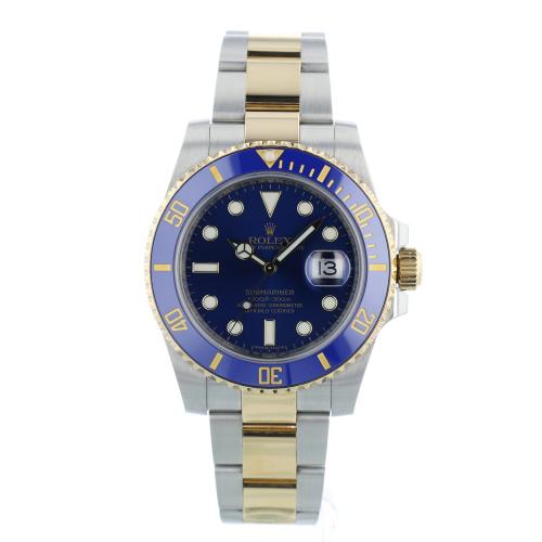 Gents Rolex Submariner Date 116613LB 18ct Yellow Gold Stainless Steel case with Blue dial Gents Rolex Submariner Date 116613LB 18ct Yellow Gold Stainless Steel case with Blue dial