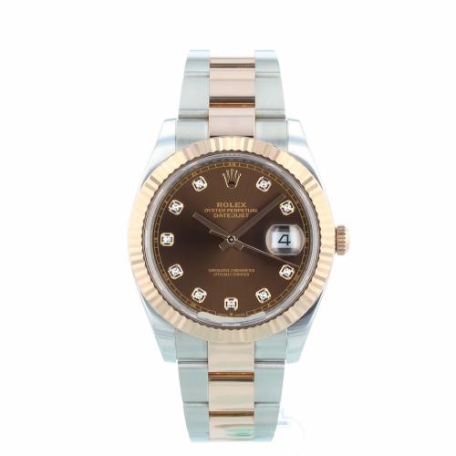 Gents Rolex Datejust 41 126331 18ct Rose Gold Stainless Steel case with dial Gents Rolex Datejust 41 126331 18ct Rose Gold Stainless Steel case with dial