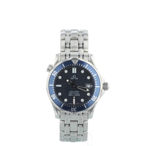 Gents Omega Seamaster 2561.80.00 Stainless Steel case with Blue Wave dial