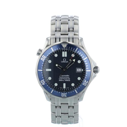 Gents Omega Seamaster 25318000 Steel case with Blue Wave dial