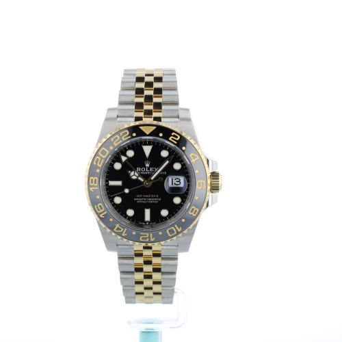 Gents Rolex GMT Master II 126713GRNR 18ct Yellow Gold   Stainless Steel case with Black dial
