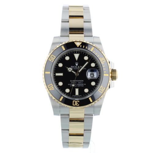 Gents Rolex Submariner Date 116613LN 18ct Yellow Gold   Stainless Steel case with Black dial