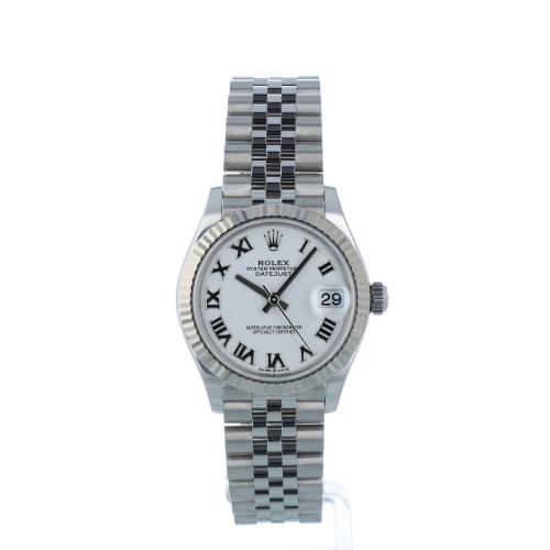 Ladies Rolex DateJust 31 278274 Steel case with White dial