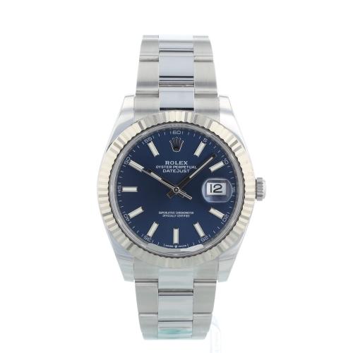 Gents Rolex Datejust 41 126334 Steel case with Blue dial