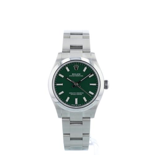Ladies Rolex Oyster Perpetual 31 277200 Steel case with Green dial Ladies Rolex Oyster Perpetual 31 277200 Steel case with Green dial