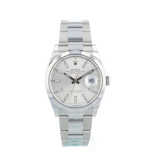 Gents Rolex Datejust 36 126200 Steel case with Silver dial