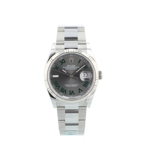 Gents Rolex DateJust 36 126234 Stainless Steel case with Wimbledon dial Gents Rolex DateJust 36 126234 Stainless Steel case with Wimbledon dial