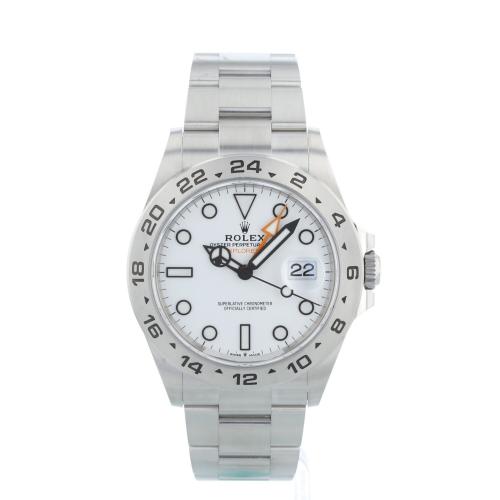 Gents Rolex Explorer II 226570 Stainless Steel case with White dial