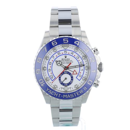 Gents Rolex Yacht-Master II 116680 Stainless Steel case with White dial