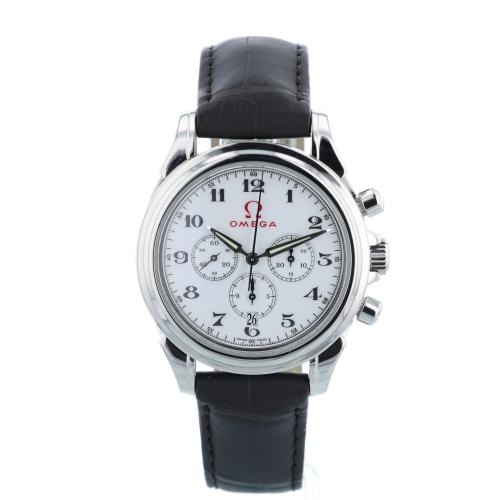 Gents Omega De Ville 48412032 Steel case with White dial