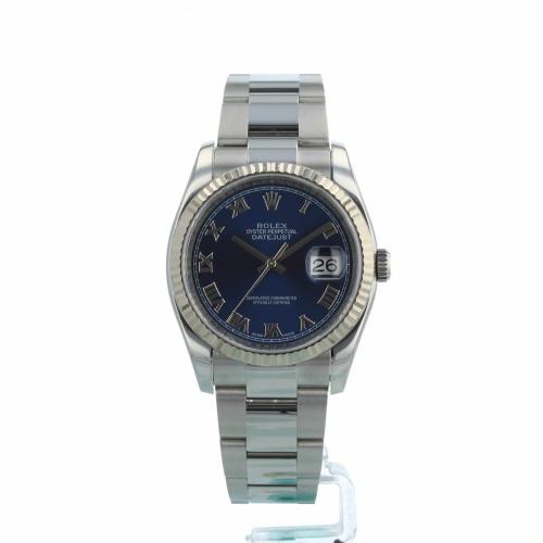 Gents Rolex DateJust 116234 Steel case with Blue dial