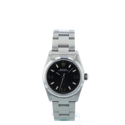 Ladies Rolex Oyster Perpetual 77080 Steel case with Black dial Ladies Rolex Oyster Perpetual 77080 Steel case with Black dial
