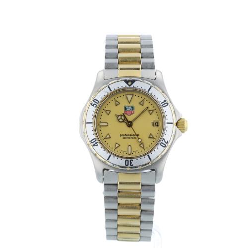 Gents Tag Heuer Professional 974.013-2 Gold Plated Stainless Steel case with Gilt dial Gents Tag Heuer Professional 974.013-2 Gold Plated Stainless Steel case with Gilt dial