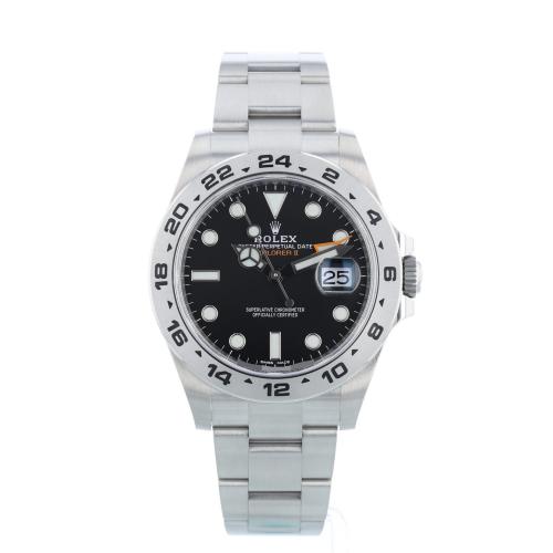 Gents Rolex Explorer II 216570 Stainless Steel case with Black dial
