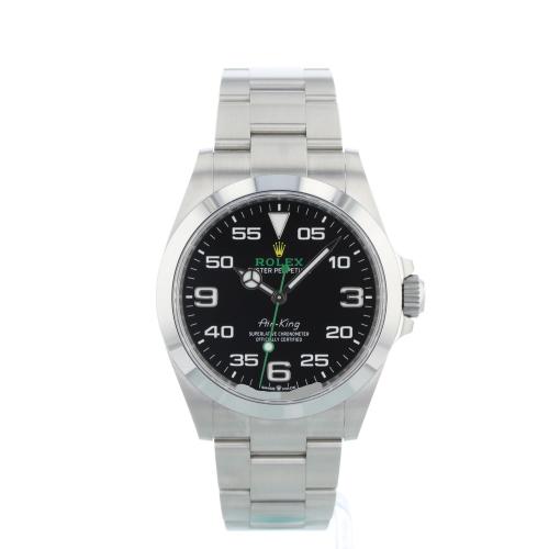 Gents Rolex Air King 126900 Steel case with Black dial