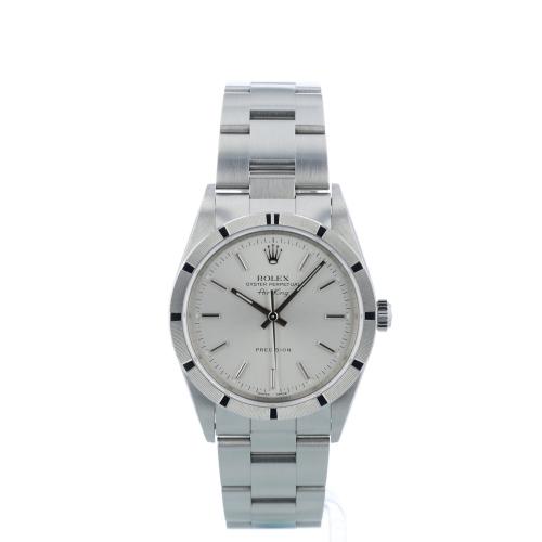 Gents Rolex Air King 14010M Steel case with Silver dial