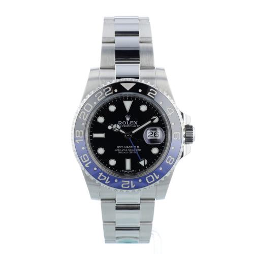 Gents Rolex GMT Master II 116710BLNR Steel case with Black dial