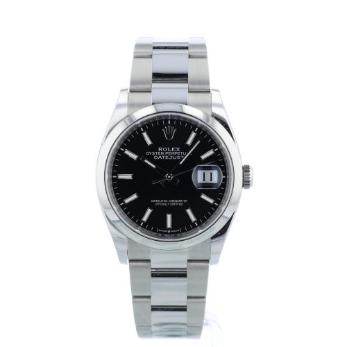 Gents Rolex DateJust 36 126200 Stainless Steel case with Black dial Gents Rolex DateJust 36 126200 Stainless Steel case with Black dial