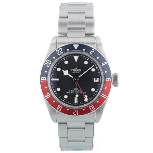 Gents Tudor Black Bay GMT 79830RB Steel case with Black dial