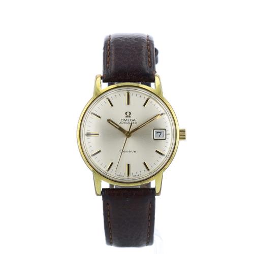 Gents Omega Geneve Gold Plated Stainless Steel case with Silver dial Gents Omega Geneve Gold Plated Stainless Steel case with Silver dial