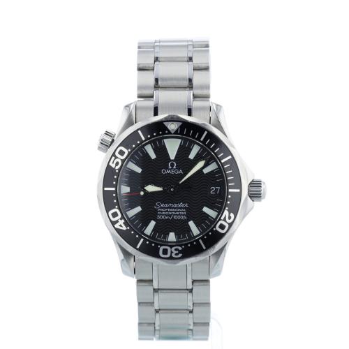 Gents Omega Seamaster 22525000 Stainless Steel case with Black Wave dial Gents Omega Seamaster 22525000 Stainless Steel case with Black Wave dial