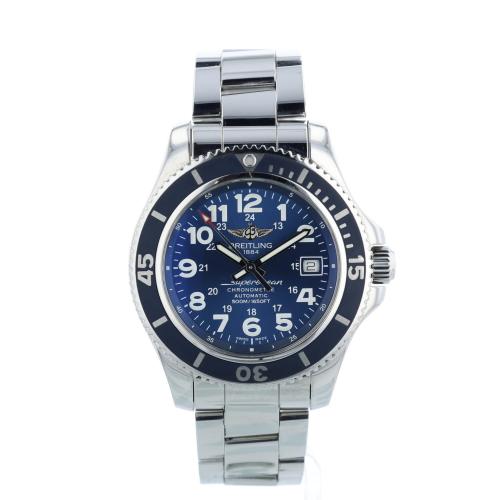 Gents Breitling Super Ocean II 42 A1736501 Steel case with Blue dial Gents Breitling Super Ocean II 42 A1736501 Steel case with Blue dial