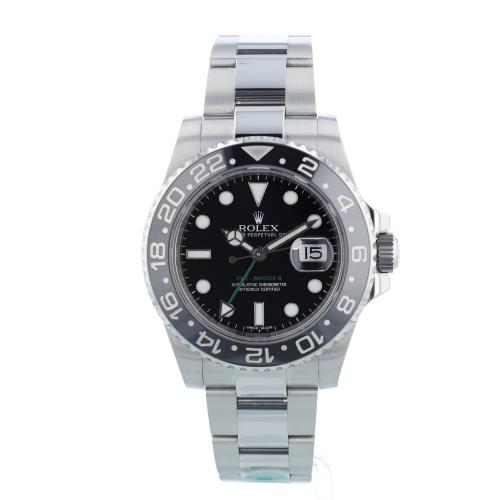 Gents Rolex GMT Master II 116710LN Stainless Steel case with Black dial
