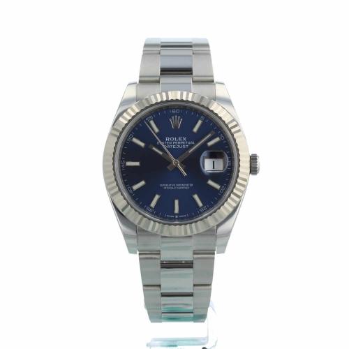 Gents Rolex Datejust 41 126334  case with Blue dial