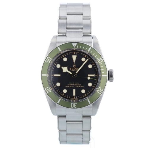 Gents Tudor Black Bay Harrods 79230G Steel case with Black dial