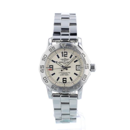 Ladies Breitling Colt A7738711/G744 Steel case with Silver dial