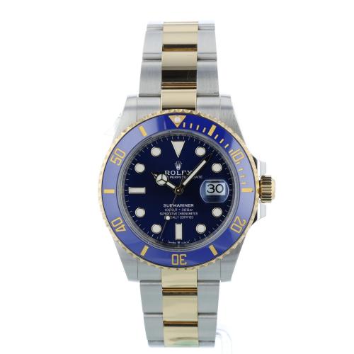 Gents Rolex Submariner Date 126613LB 18ct Yellow Gold   Stainless Steel case with Blue dial