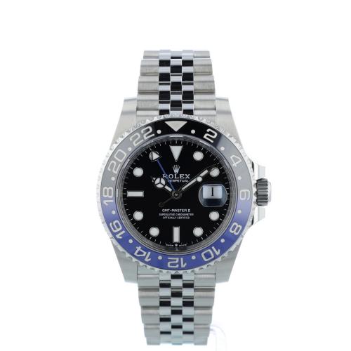 Gents Rolex GMT Master II 126710BLNR Stainless Steel case with Black dial
