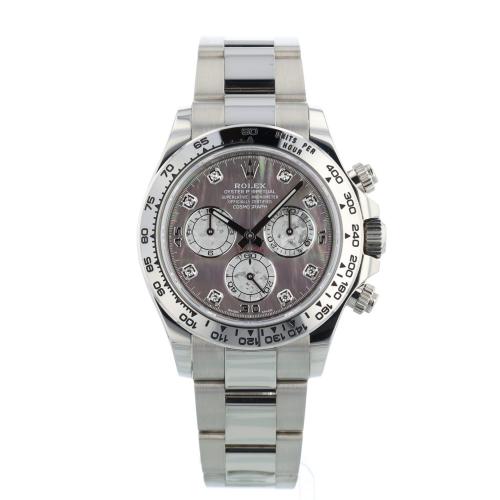 Gents Rolex Daytona 116509 18ct White Gold case with MOP Diamond dial Gents Rolex Daytona 116509 18ct White Gold case with MOP Diamond dial