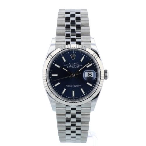 Gents Rolex Datejust 36 126234 Steel case with Blue dial Gents Rolex Datejust 36 126234 Steel case with Blue dial