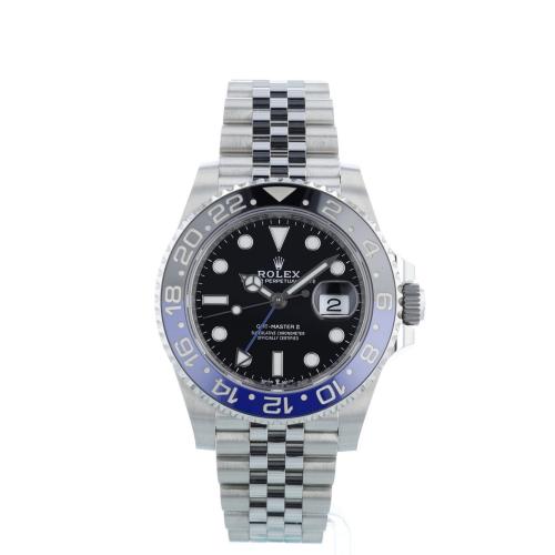 Gents Rolex GMT Master II 126710BLNR Stainless Steel case with Black dial