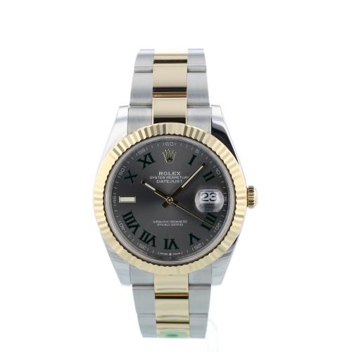 Gents Rolex Datejust 41 126333 18ct Yellow Gold Stainless Steel case with Wimbledon dial Gents Rolex Datejust 41 126333 18ct Yellow Gold Stainless Steel case with Wimbledon dial