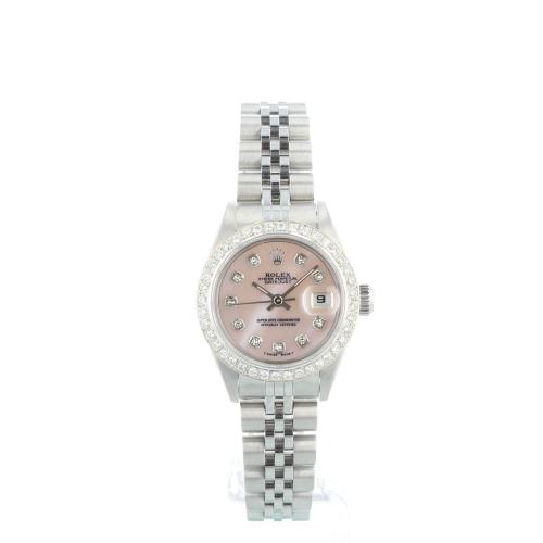 Ladies Rolex DateJust 69240 Stainless Steel case with MOP Diamond dial Ladies Rolex DateJust 69240 Stainless Steel case with MOP Diamond dial