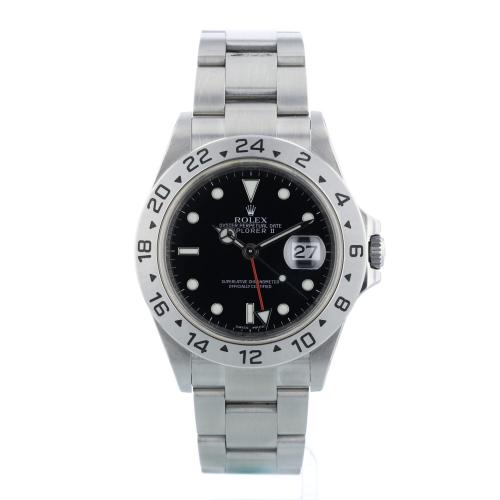 Gents Rolex Explorer II 16570 Steel case with Black dial
