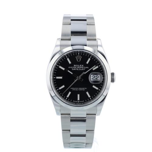 Gents Rolex Datejust 36 126200 Steel case with Black dial