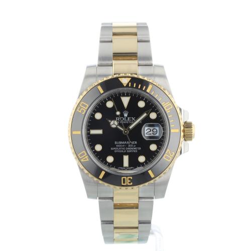 Gents Rolex Submariner Date 116613LN 18ct Yellow Gold   Stainless Steel case with Black dial